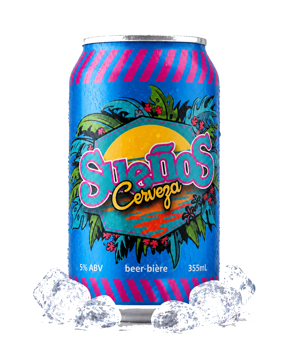 Sueños Cerveza can